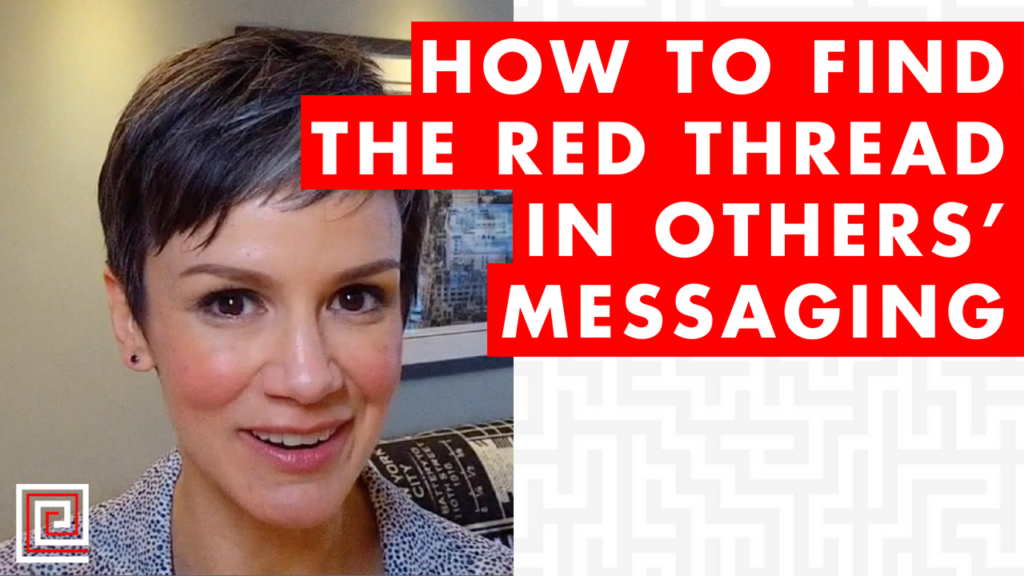 presenting-red thread-others' messages